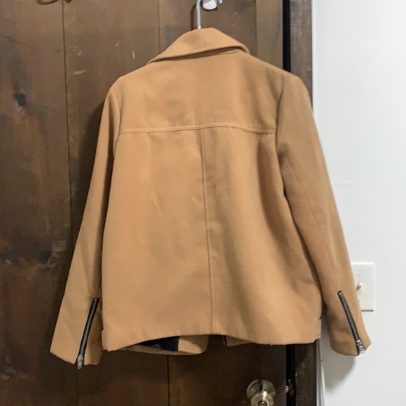 Beige Motorcycle Jacket - Picture 2 of 3